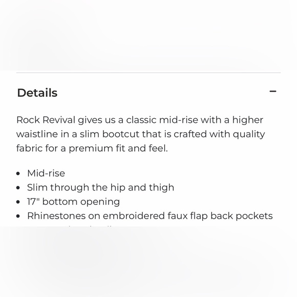 Rock Revival Jeans Kaylla Style Boot Jean - Picture 15 of 15